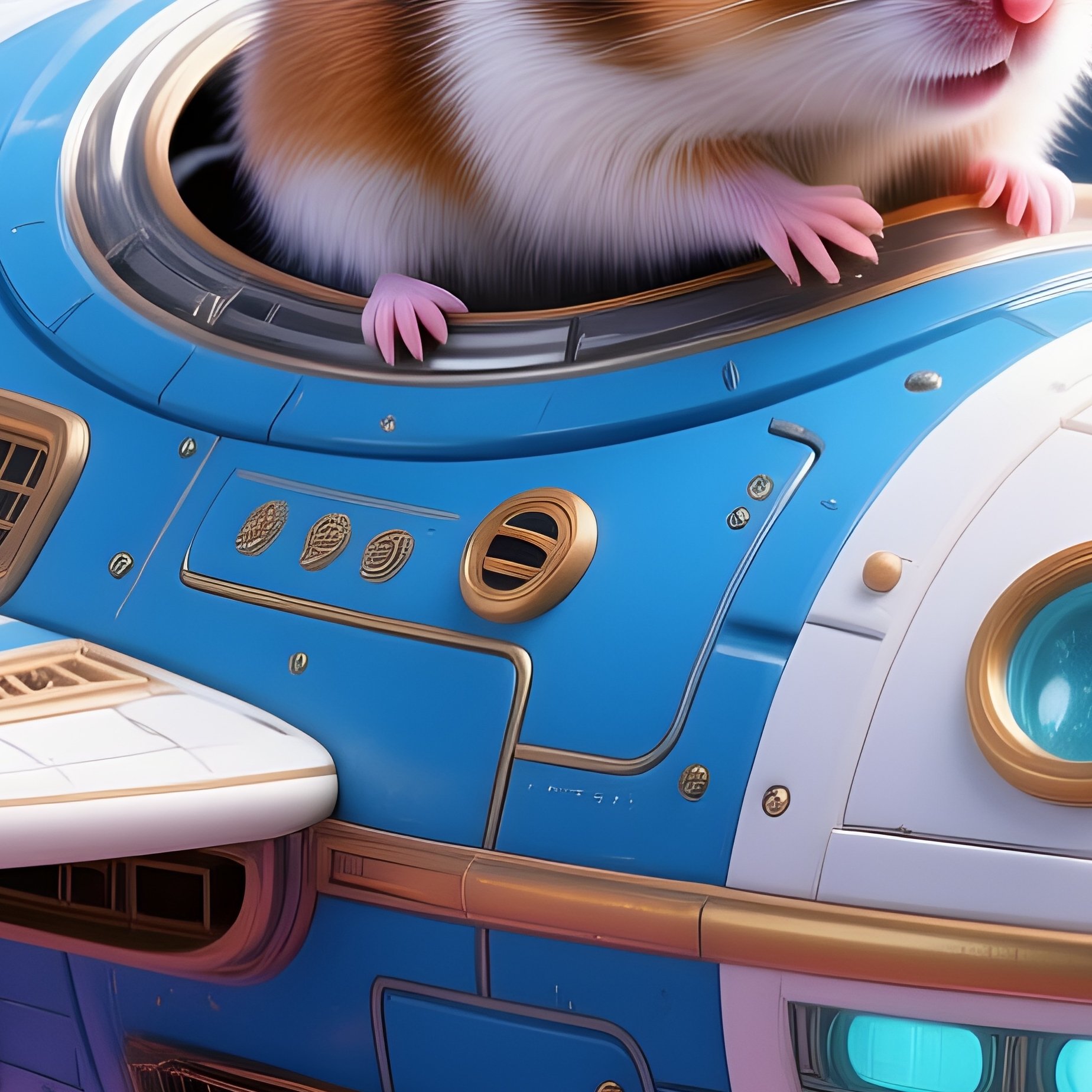 Jellybean Spaceship Hamsters Fantasy Adventure - Full Resolution Quality Preview