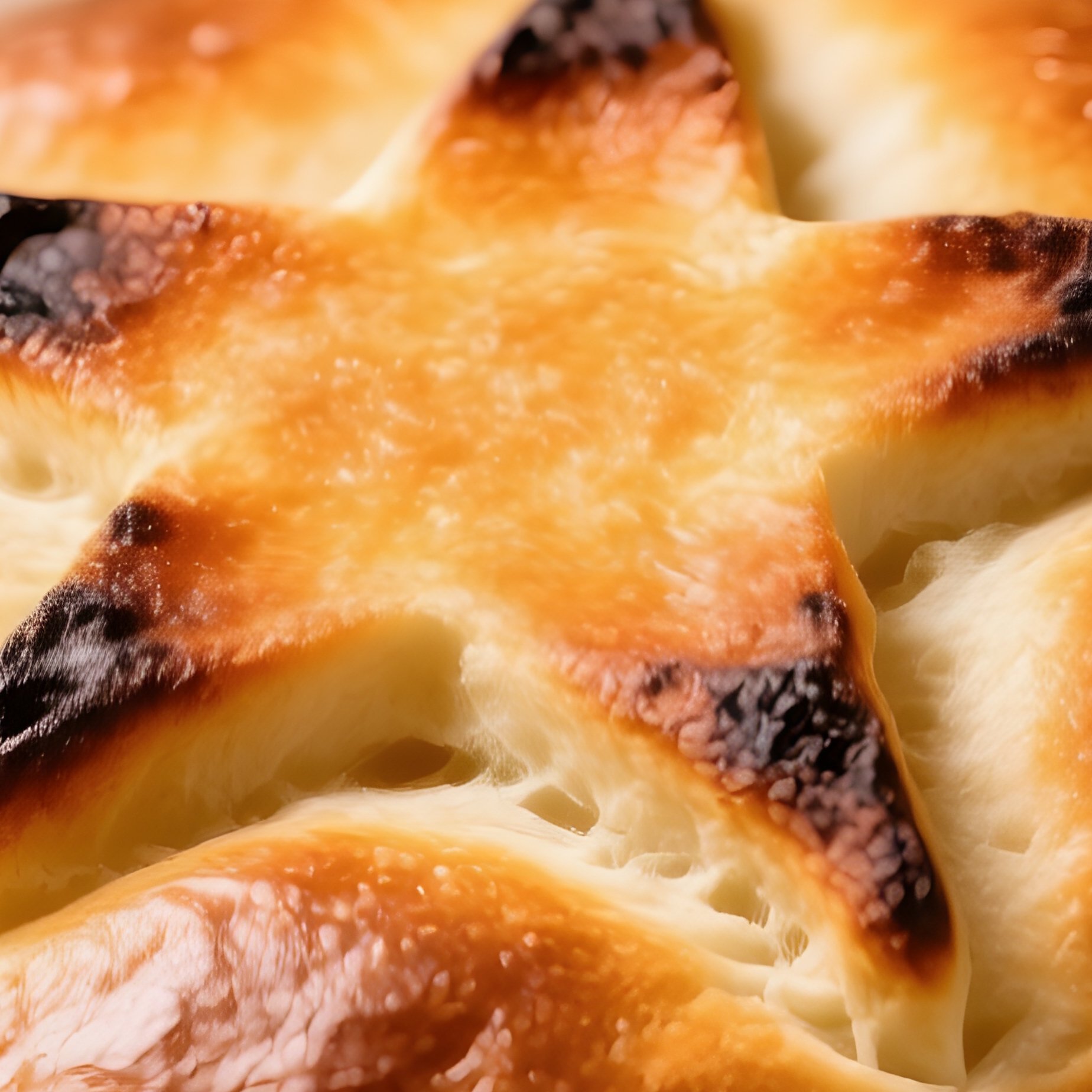 Kajzerka Classic Crusty Bread Roll With 5 Point Star Cut - Full Resolution Quality Preview