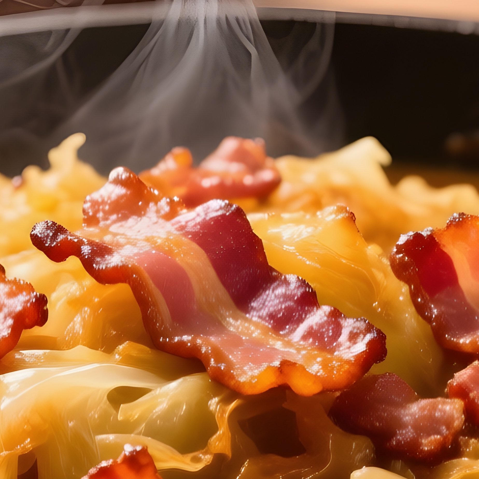 Kapusta Zasmażana Fried Sauerkraut With Bacon Bits And Roux Thick And Golden Brown - Full Resolution Quality Preview