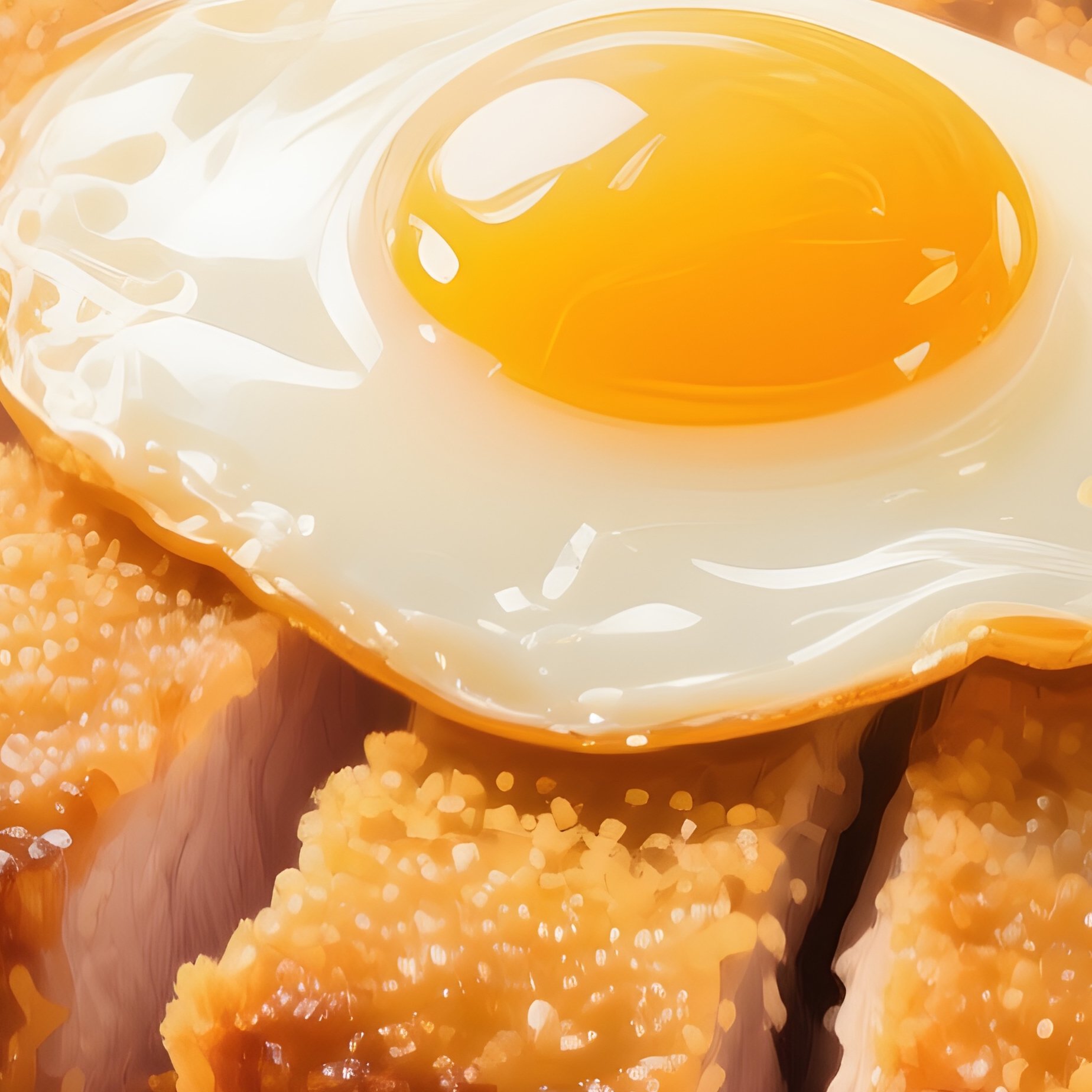 Katsudon Breaded Pork Cutlet Simmered With Egg And Onion Over Rice Abstract - Full Resolution Quality Preview