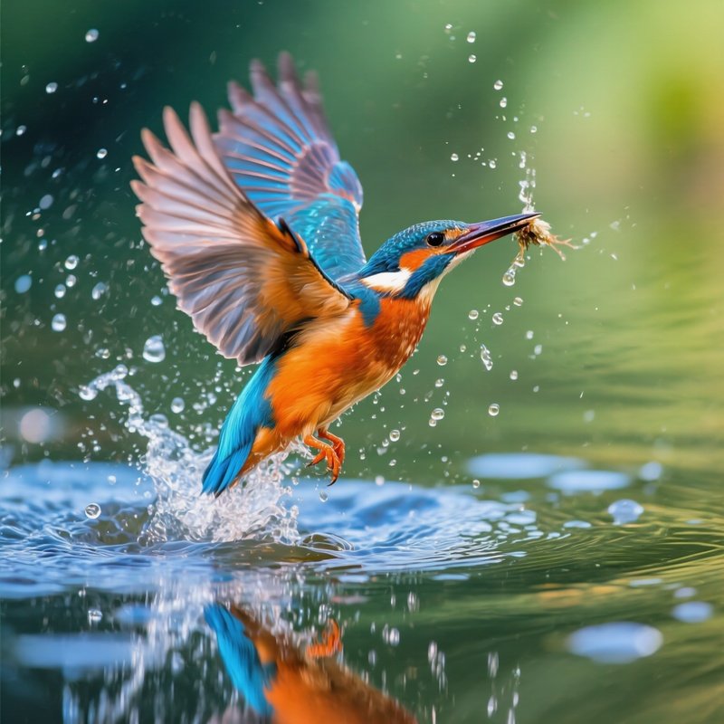 Kingfisher Bird In Flight Kingfisher Flight