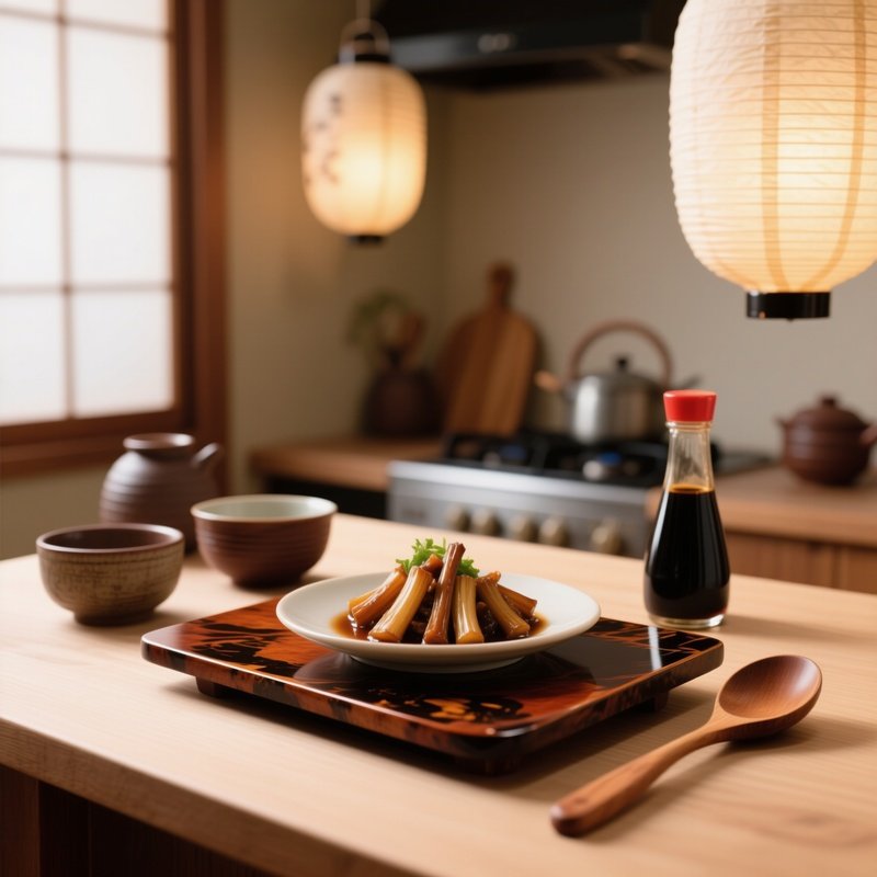 Kinpira Gobo As A Cultural Phenomenon Sauced Burdock Root And Carrot With Soy Sauce