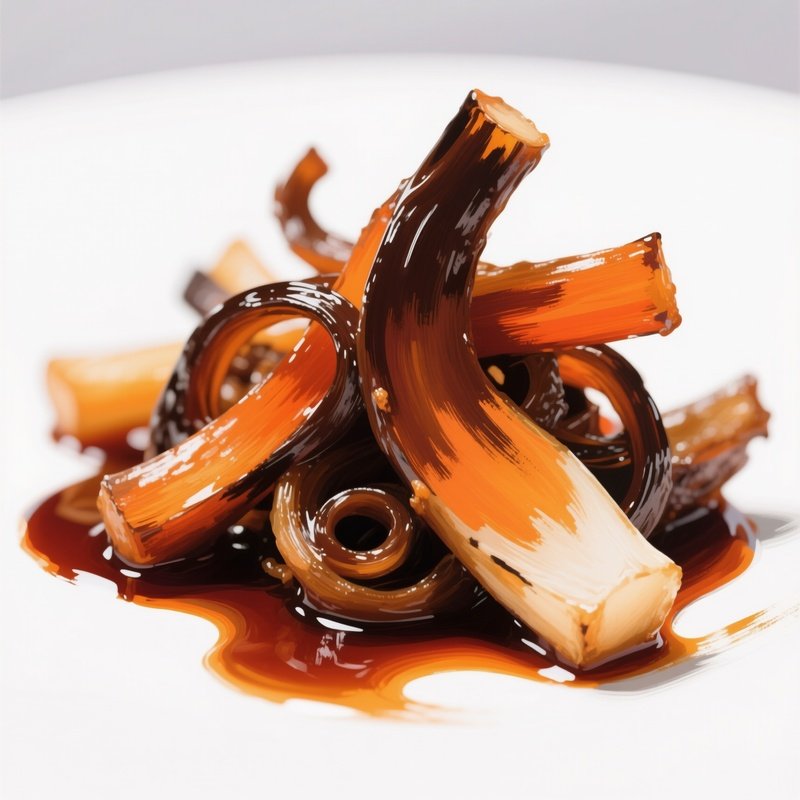 Kinpira Gobo As Abstract Visual Art