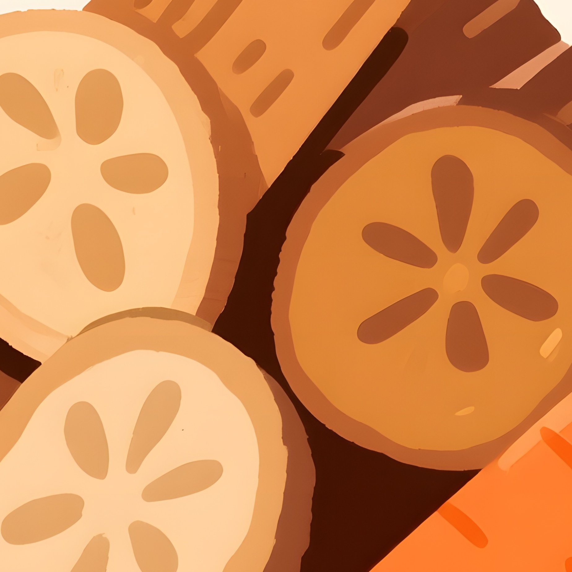 Kinpira Gobo As Culinary Illustration - Full Resolution Quality Preview