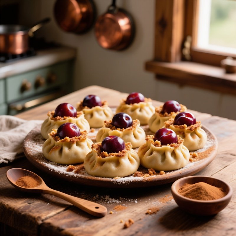 Knedle Ze Sliwkami Plum Dumplings