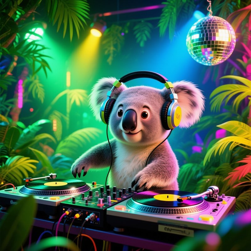 Koala Dj At Jungle Disco