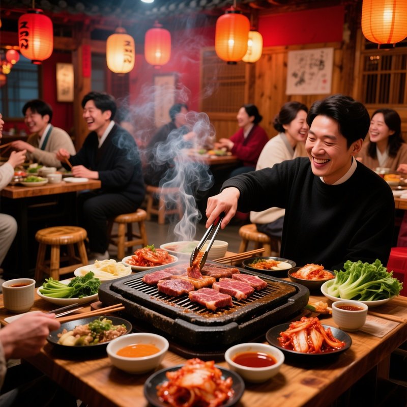 Korean Bbq Gogi Gui Dining Table