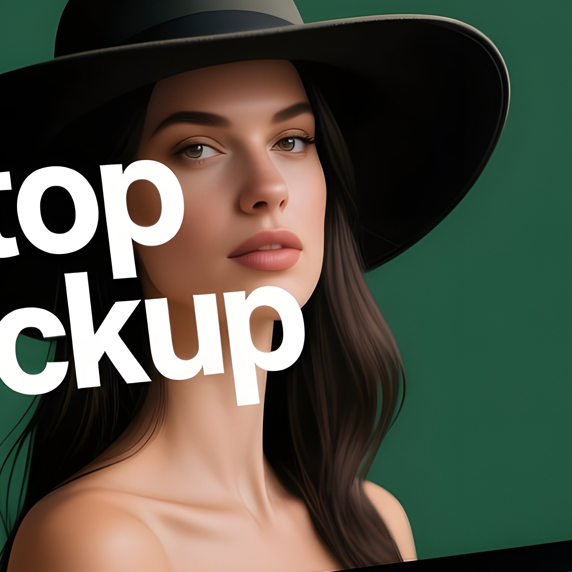 Laptop Displaying A Mockup Design Laptop Mockup - Full Resolution Quality Preview