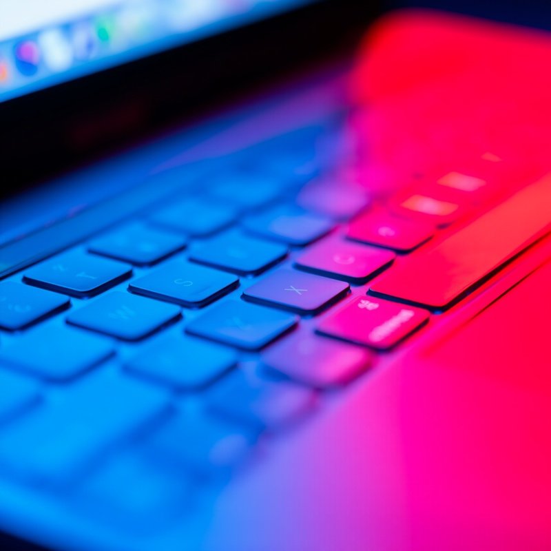 Laptop Keyboard With Colorful Lighting Laptop Keyboard