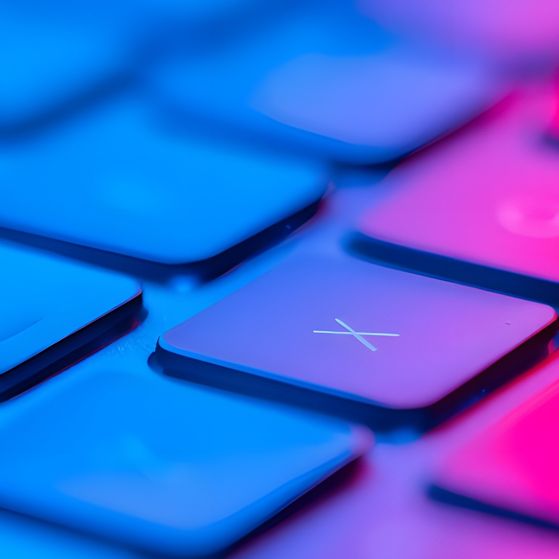 Laptop Keyboard With Colorful Lighting Laptop Keyboard - Full Resolution Quality Preview