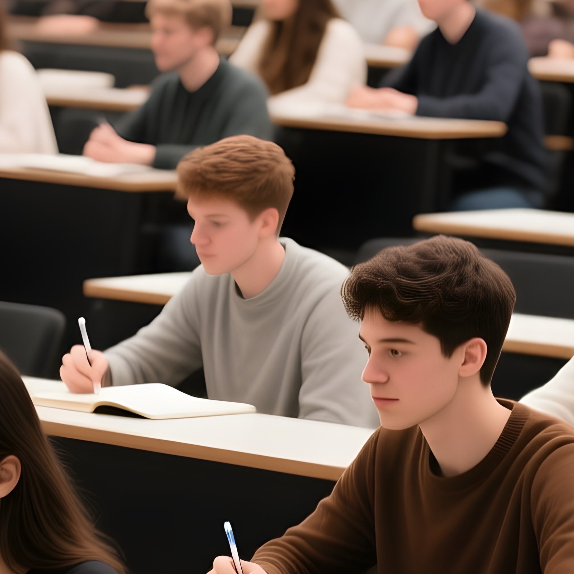 Lecture Hall Full Of Students - Full Resolution Quality Preview