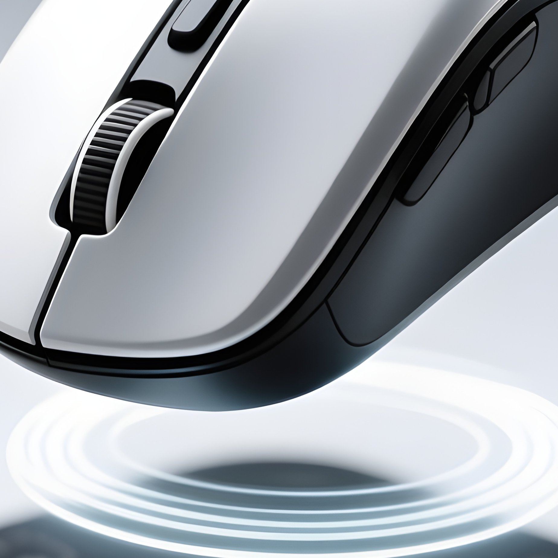 Levitating Mouse Magnetic Base - Full Resolution Quality Preview