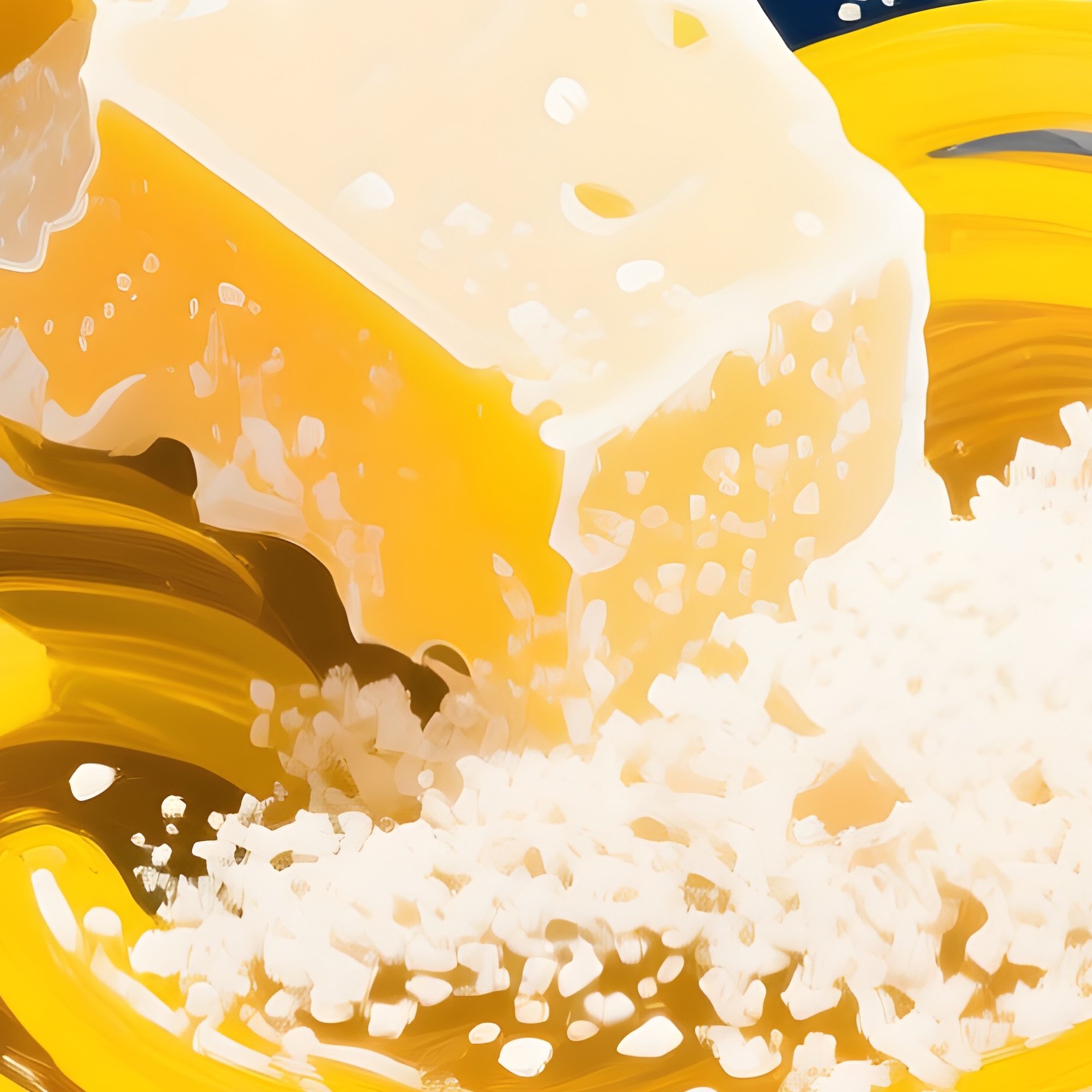 Linguine Al Limone As Abstract Art - Full Resolution Quality Preview