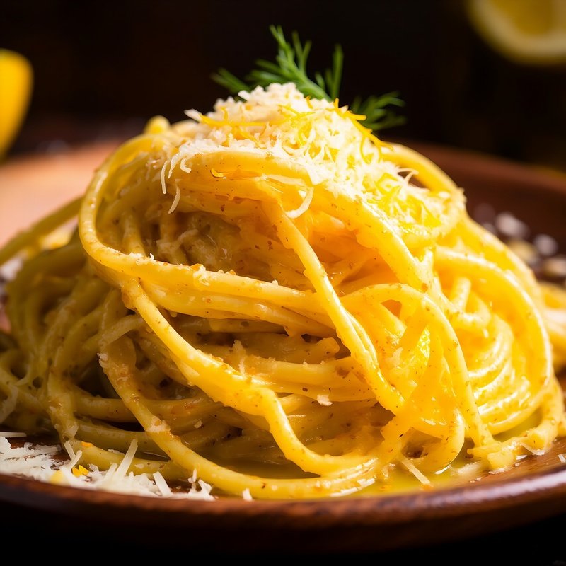 Linguine Al Limone Italian Pasta Dish