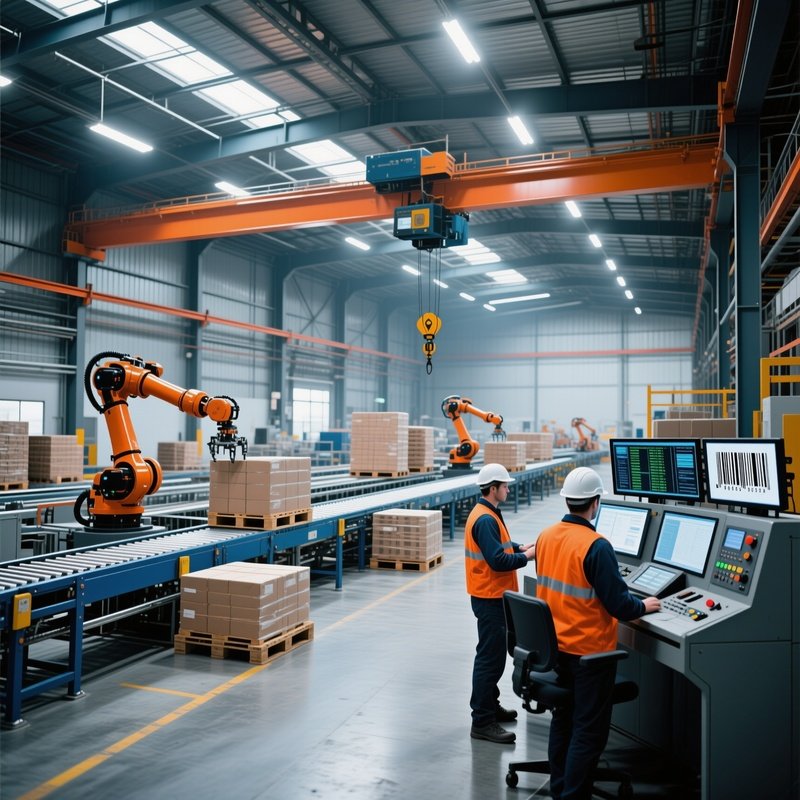 Logistics Warehouse Industrial Operation