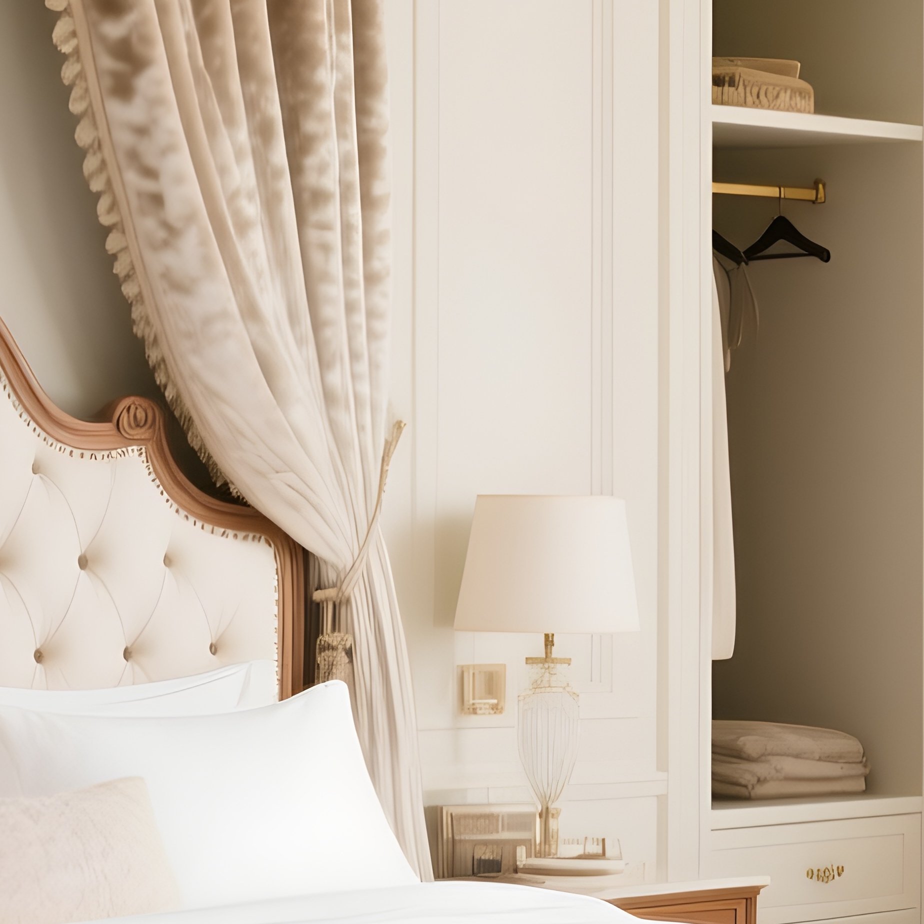 Luxury Bedroom Soft Fabrics Custom Furniture - Full Resolution Quality Preview