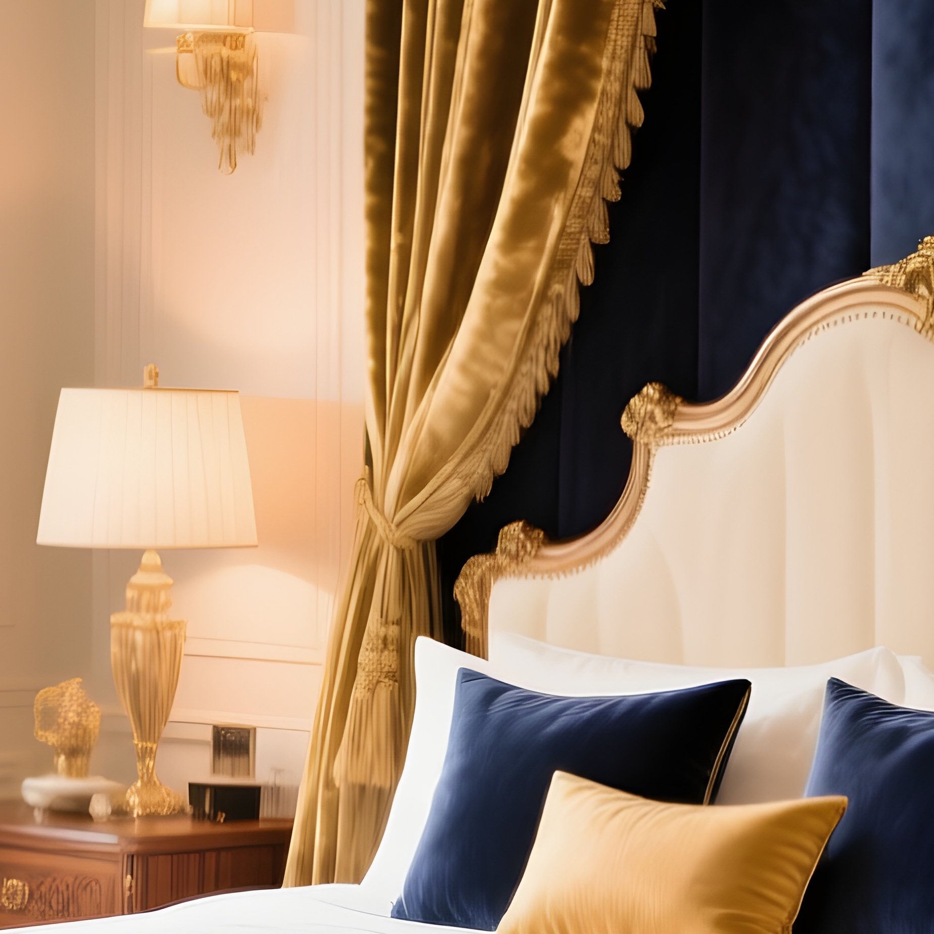 Luxury Bedroom Soft Fabrics Custom Furniture - Full Resolution Quality Preview