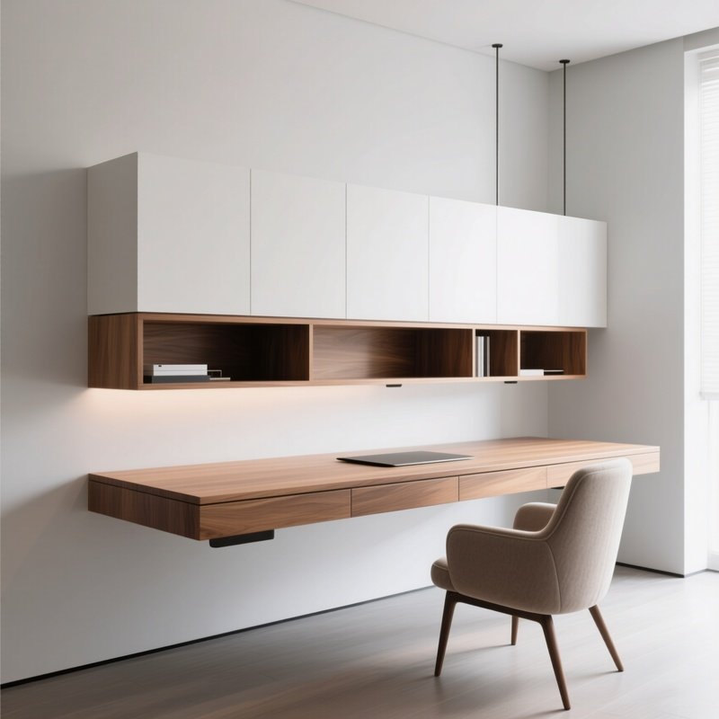 Luxury Home Office Floating Desk