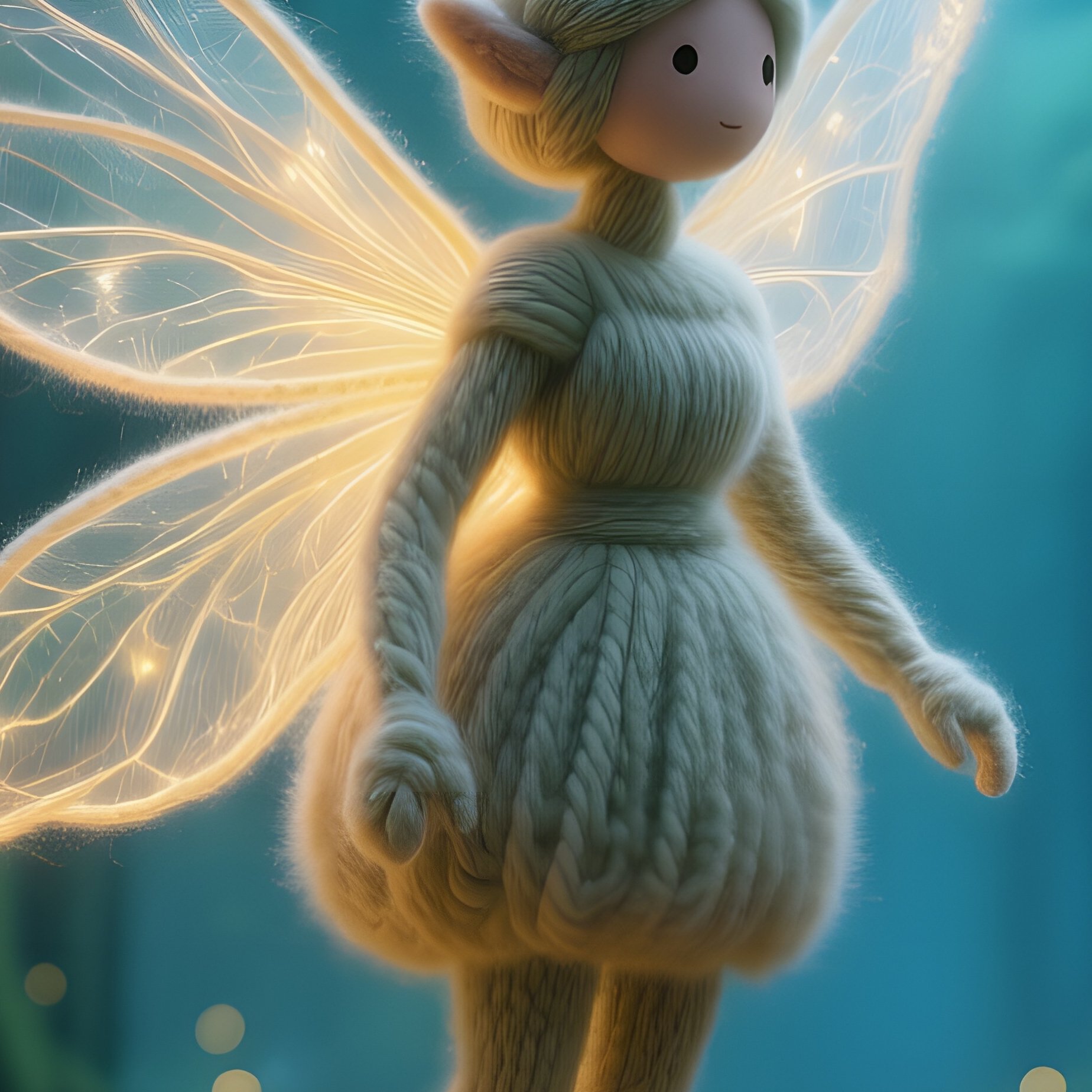 Magical Forest Path With Wool Fairy - Full Resolution Quality Preview