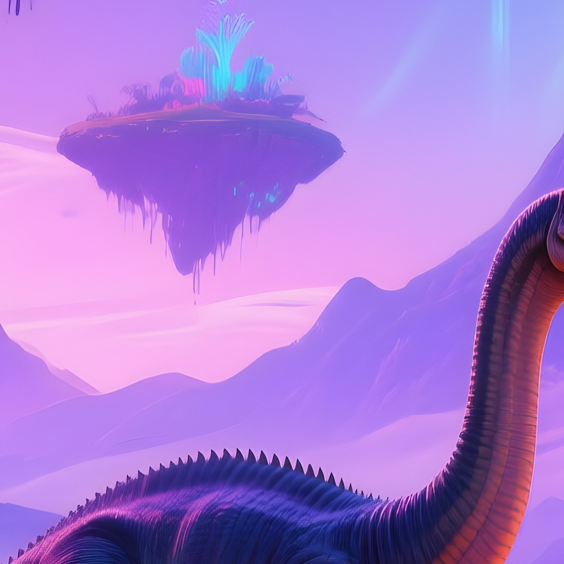 Maiasaura Dinosaurs Fantasy Art - Full Resolution Quality Preview