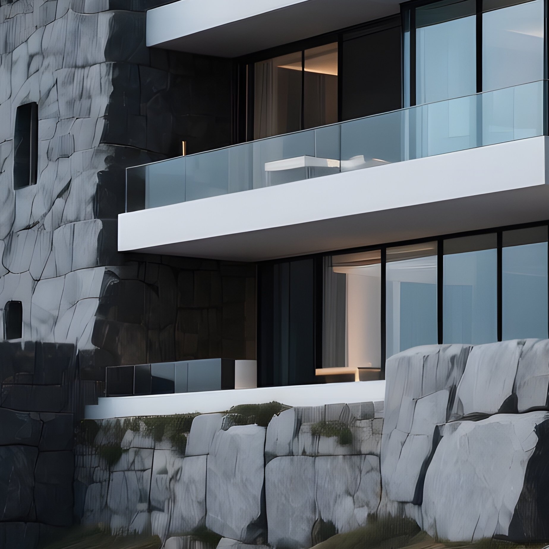 Majestic Stone Fortress Turned Luxury Home Perched On Coastline - Full Resolution Quality Preview