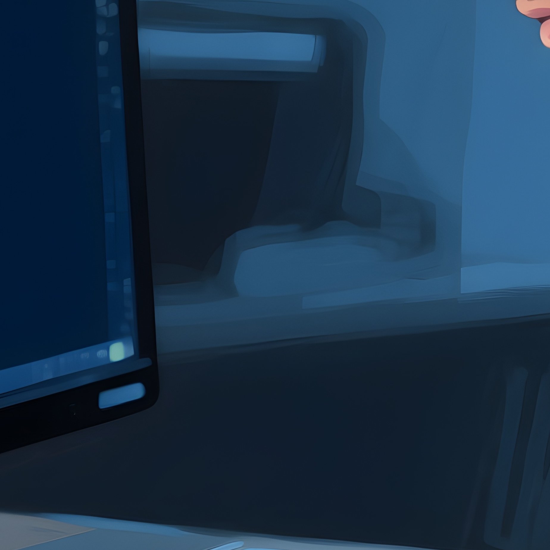 Man Typing Code Photorealistic Illustration - Full Resolution Quality Preview