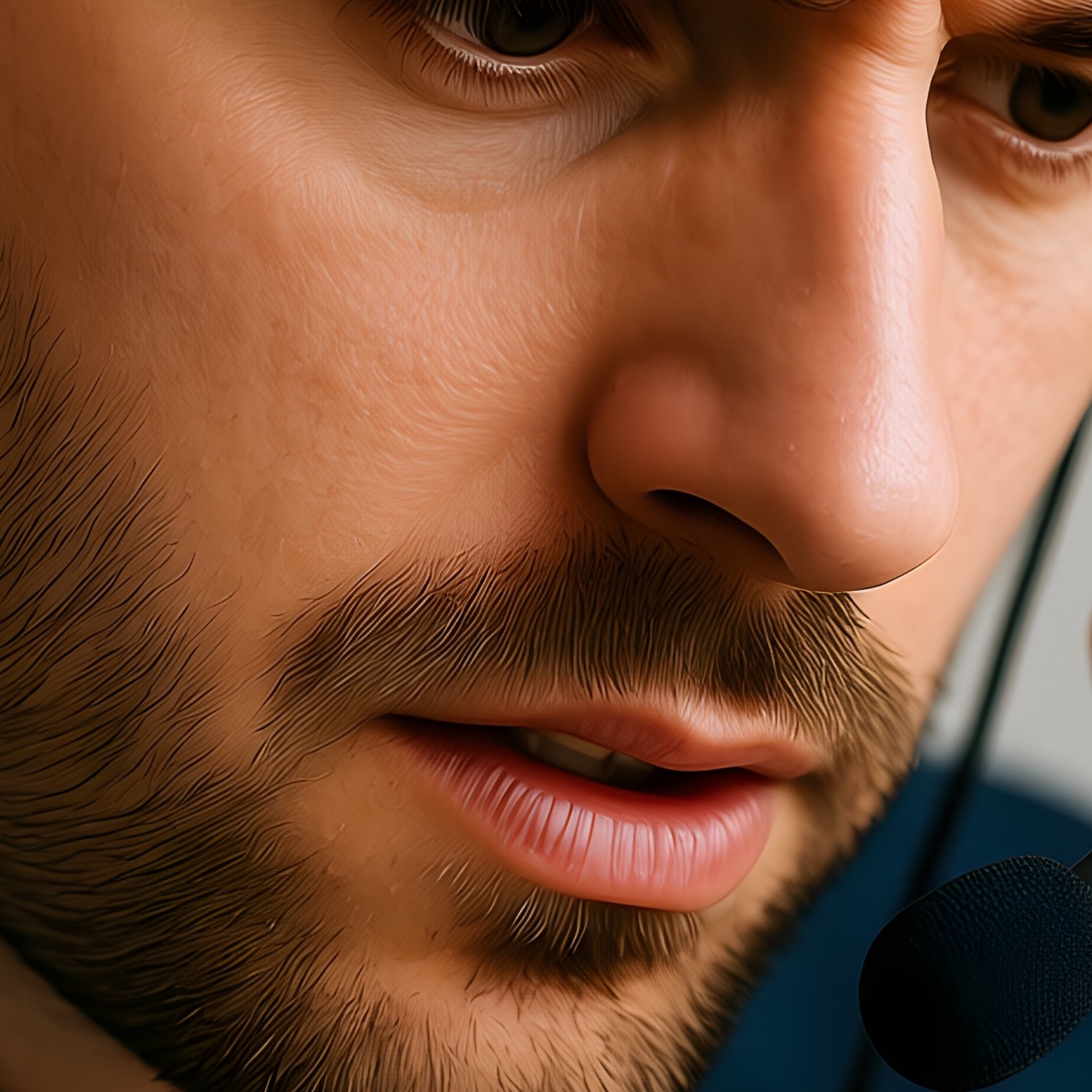 Man With Headset Providing Tech Support - Full Resolution Quality Preview