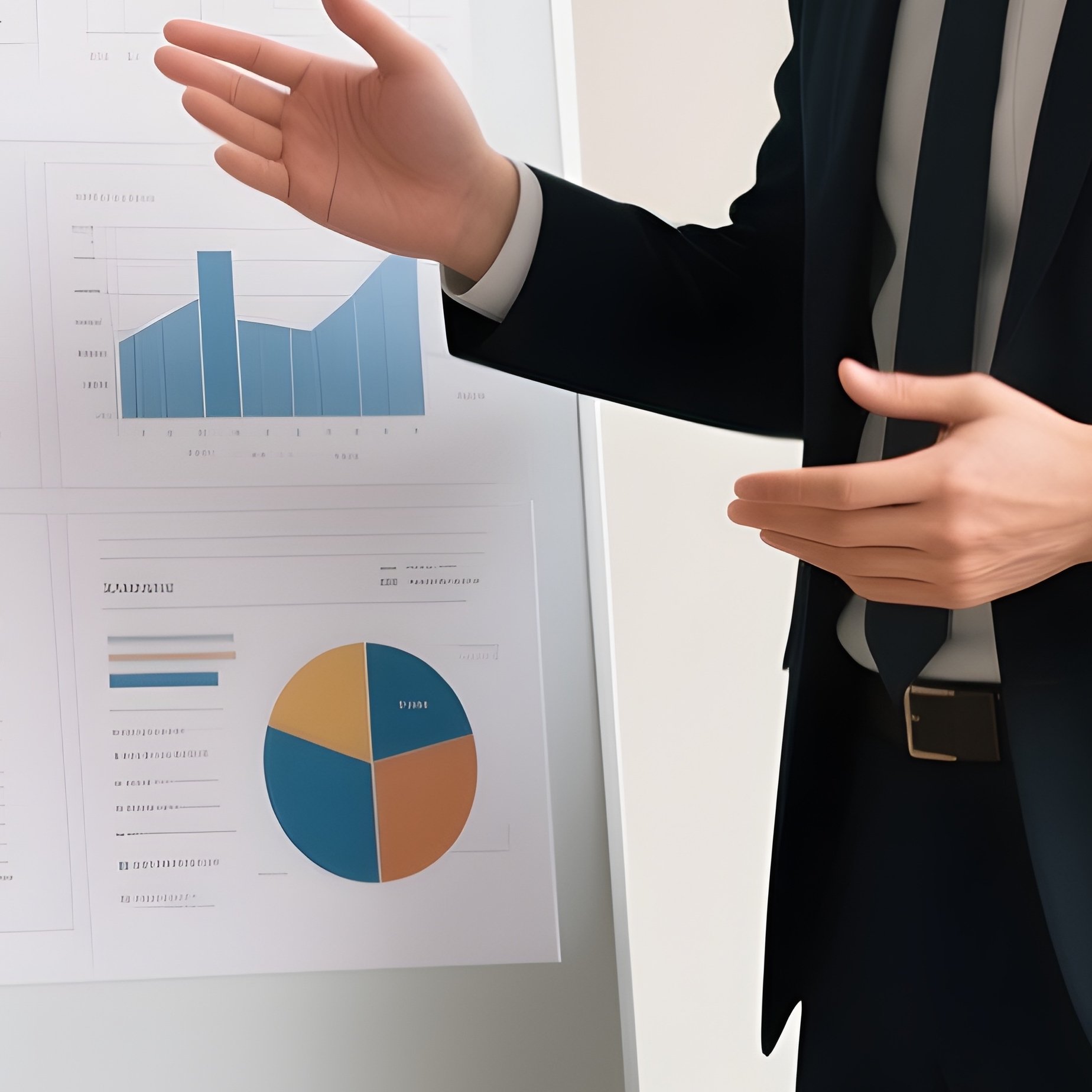 Manager Explaining Project Plan - Full Resolution Quality Preview