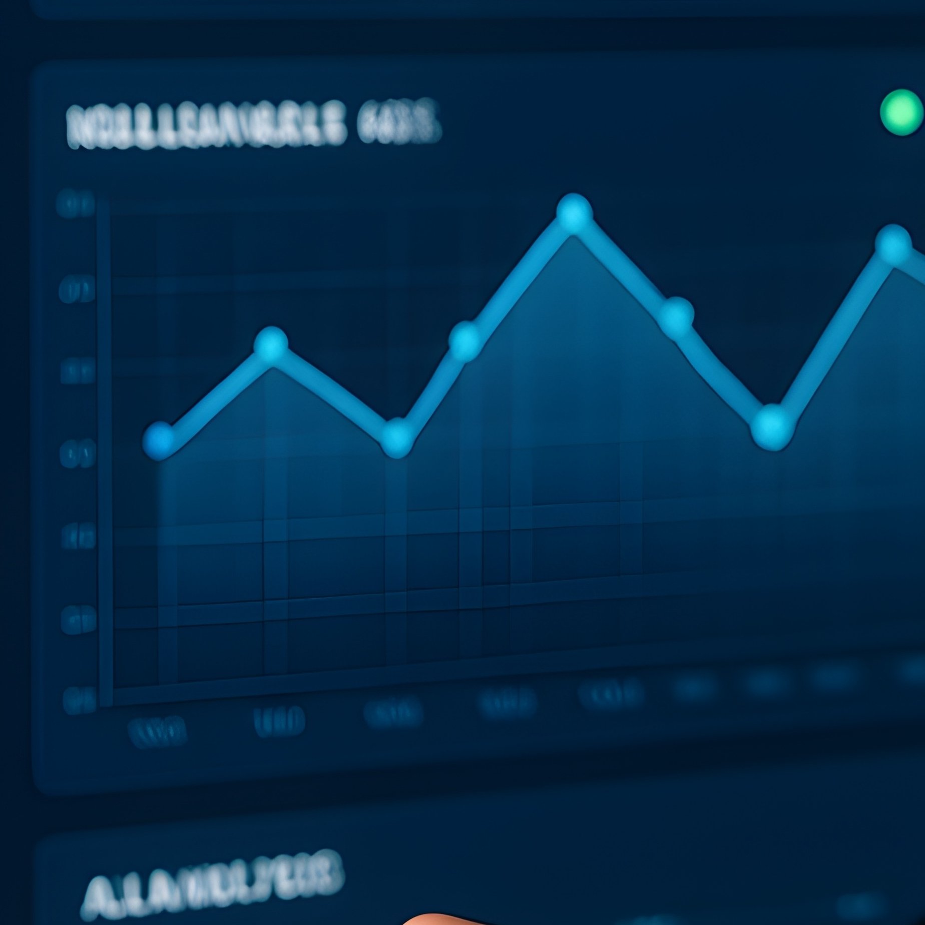 Manager Reviewing Digital Dashboard Interactive - Full Resolution Quality Preview