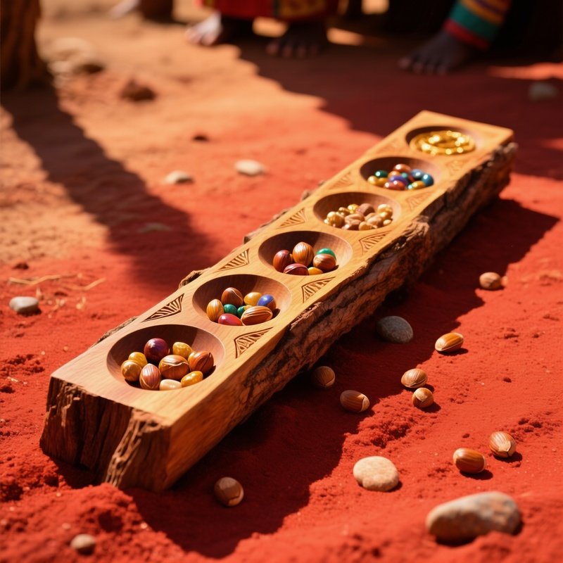 Mancala Golden Hour African Village