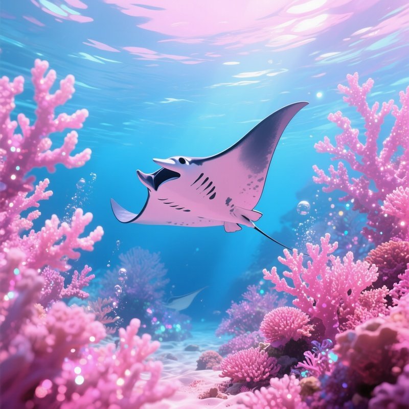 Manta Ray Underwater Science Fiction 2