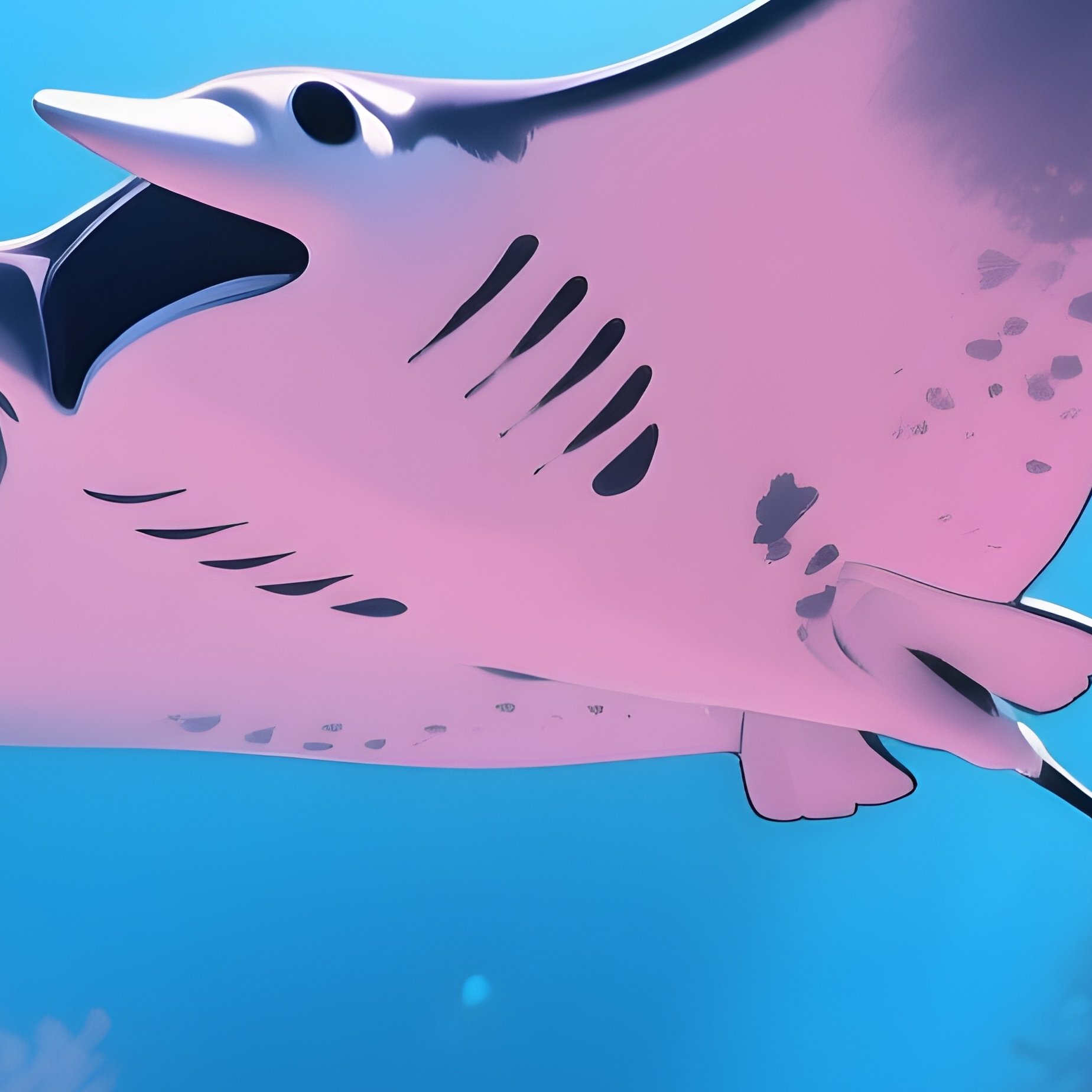 Manta Ray Underwater Science Fiction 2 - Full Resolution Quality Preview