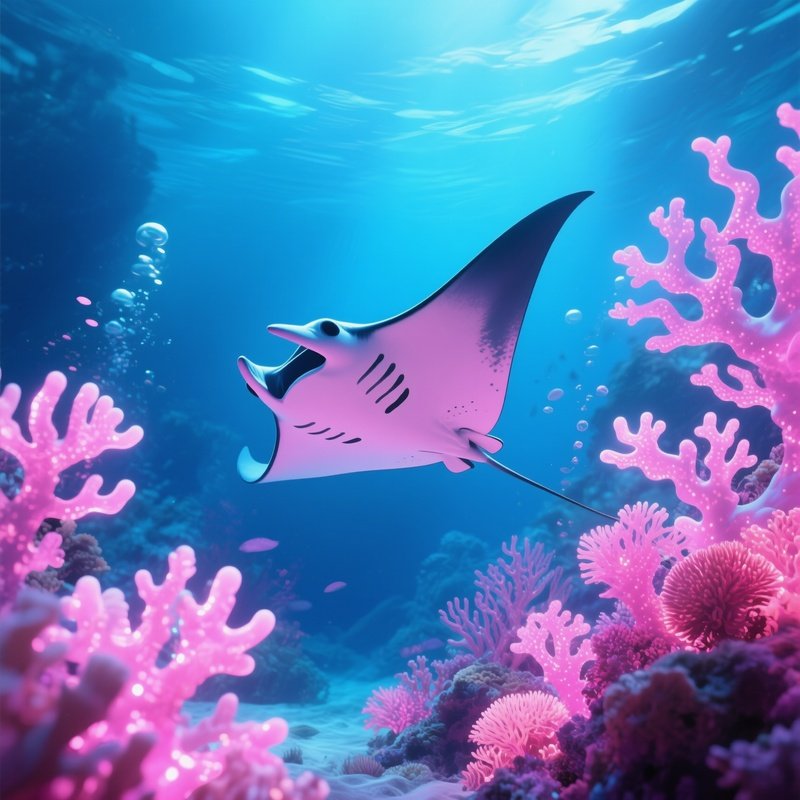 Manta Ray Underwater Science Fiction 3