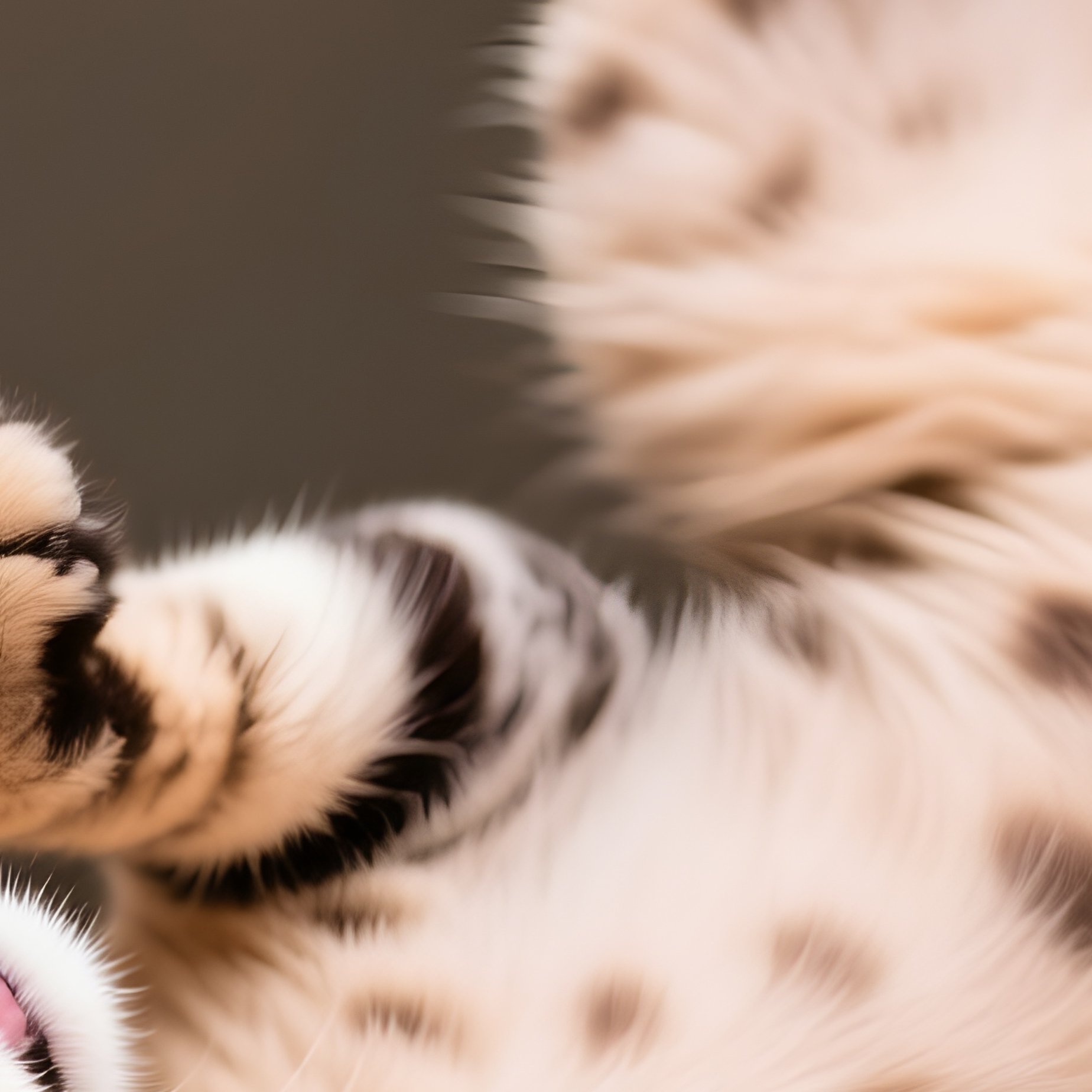 Manx Cat Playing Over - Full Resolution Quality Preview