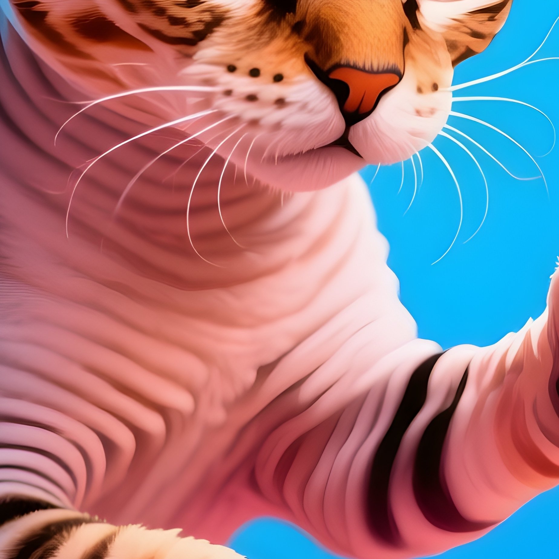 Manx Cat Playing Toy Air Artistic - Full Resolution Quality Preview