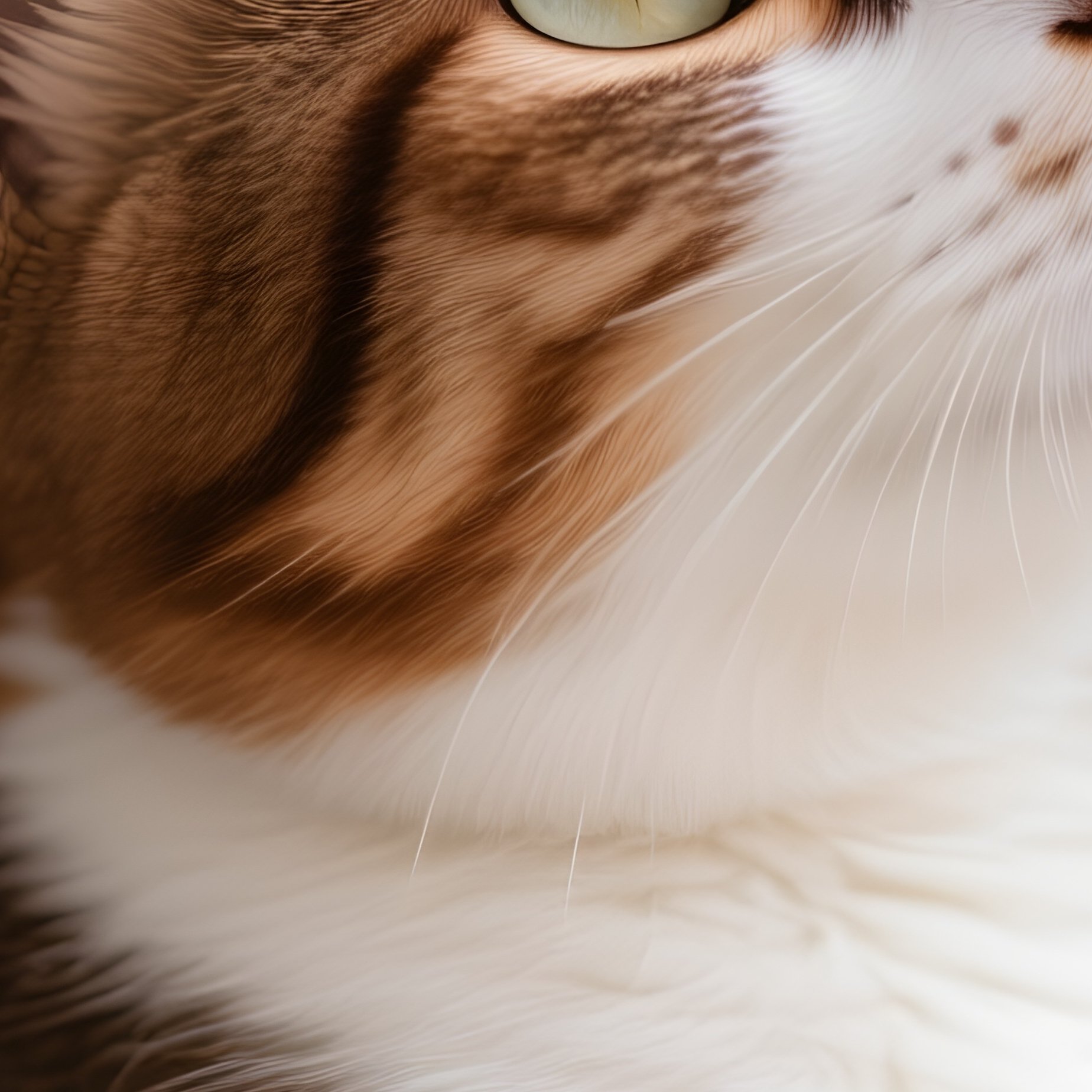 Manx Cat Sitting Head Tilted - Full Resolution Quality Preview