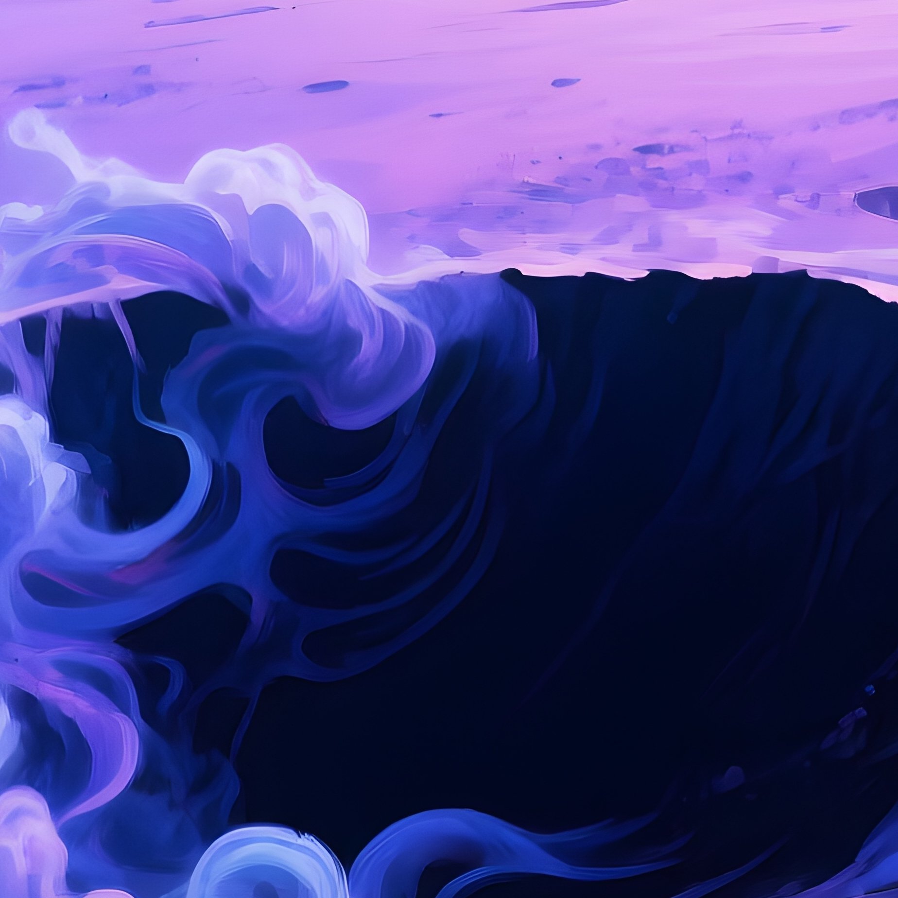 Mars Crater Aerial View 2 - Full Resolution Quality Preview