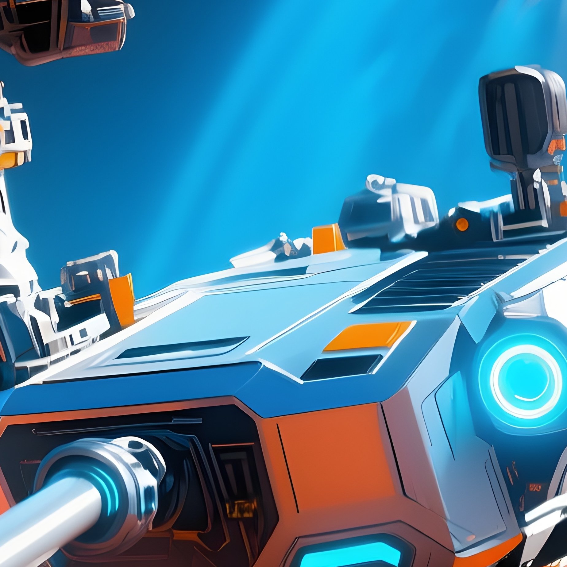 Mars Rover Selfie Digital Art Concept - Full Resolution Quality Preview