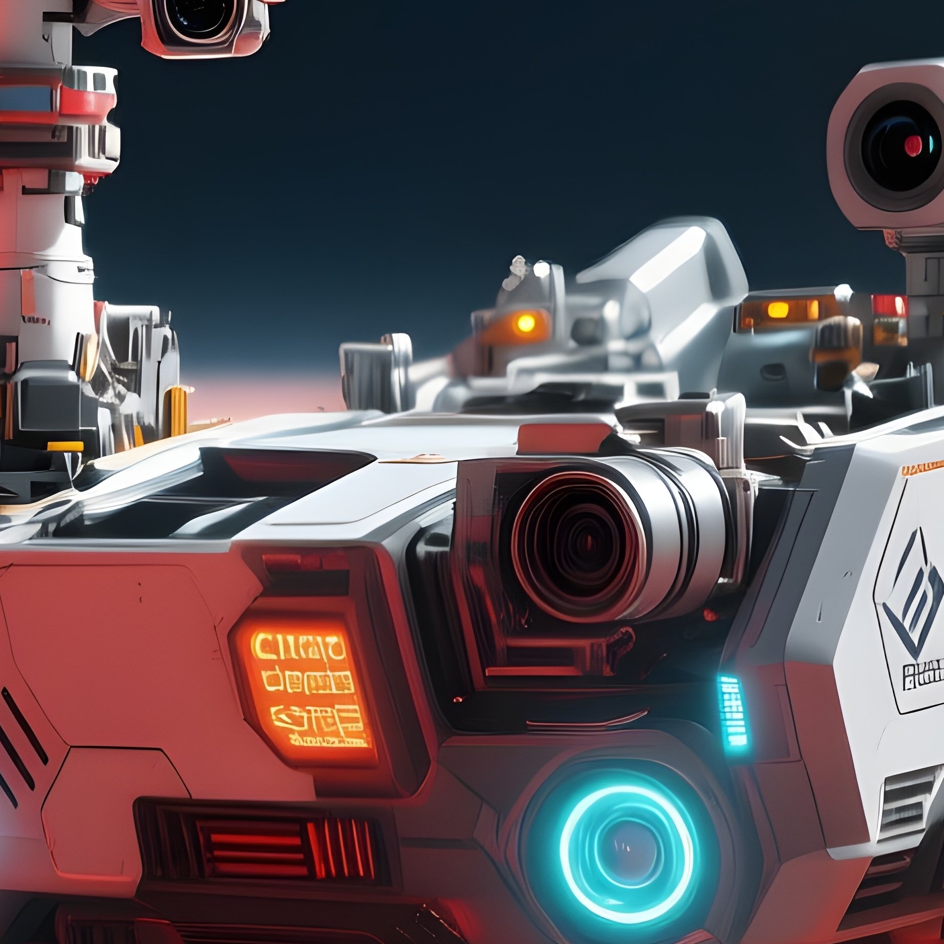 Mars Rover Selfie Science Fiction Concept - Full Resolution Quality Preview