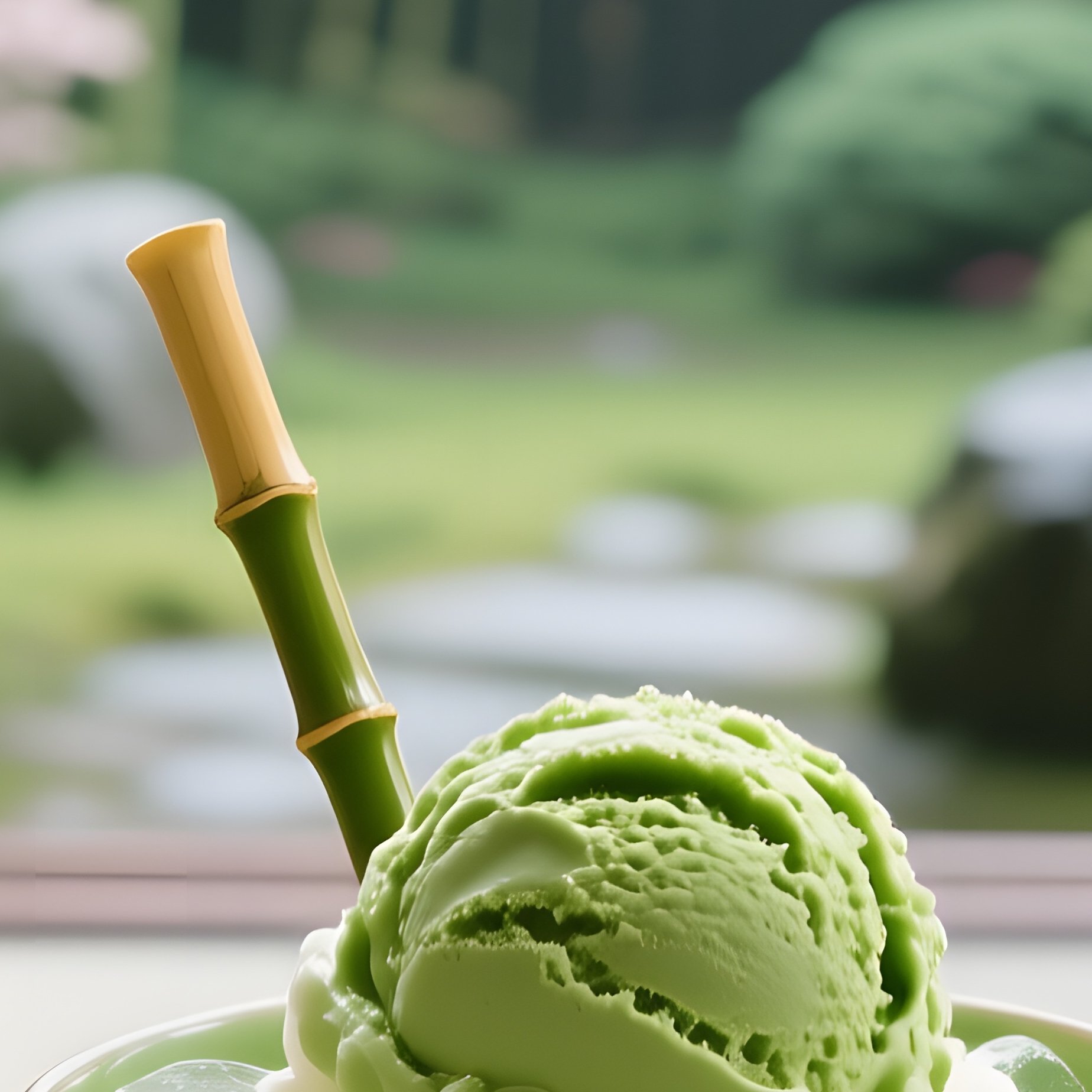 Matcha Ice Cream As A Cultural Symbol - Full Resolution Quality Preview