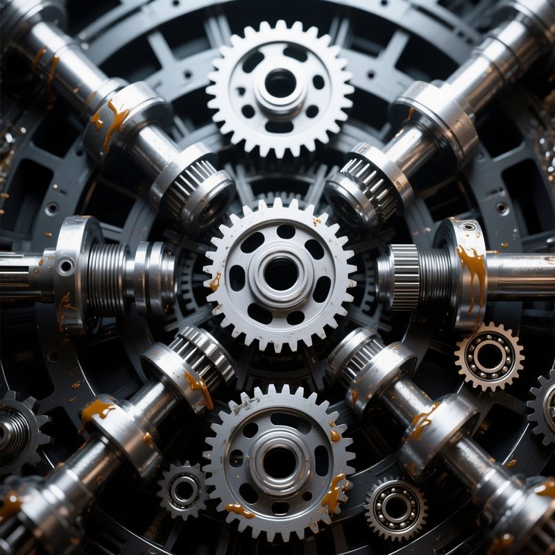 Mechanical Gear System With Interlocking Components