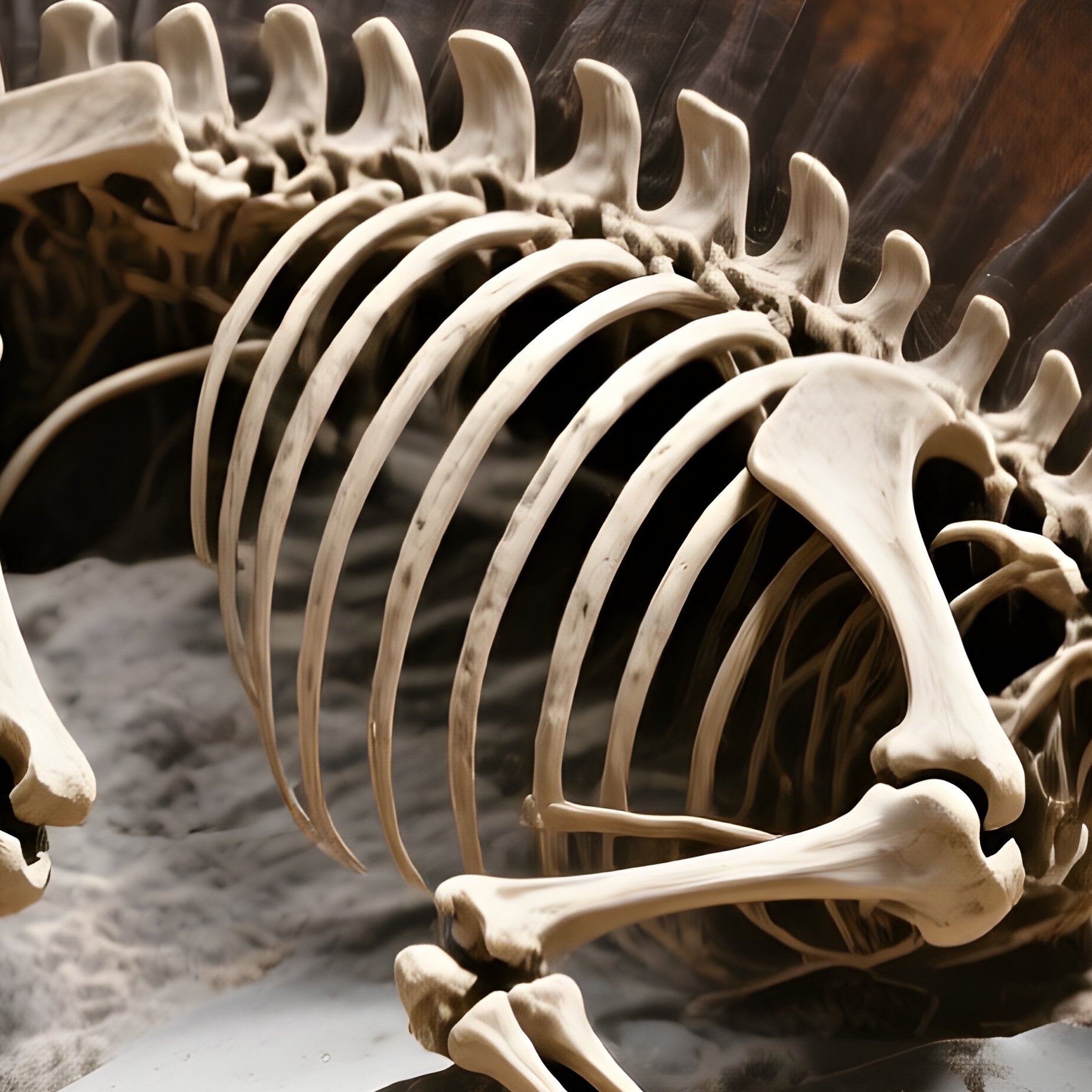 Mei Long Dinosaur Fossil - Full Resolution Quality Preview