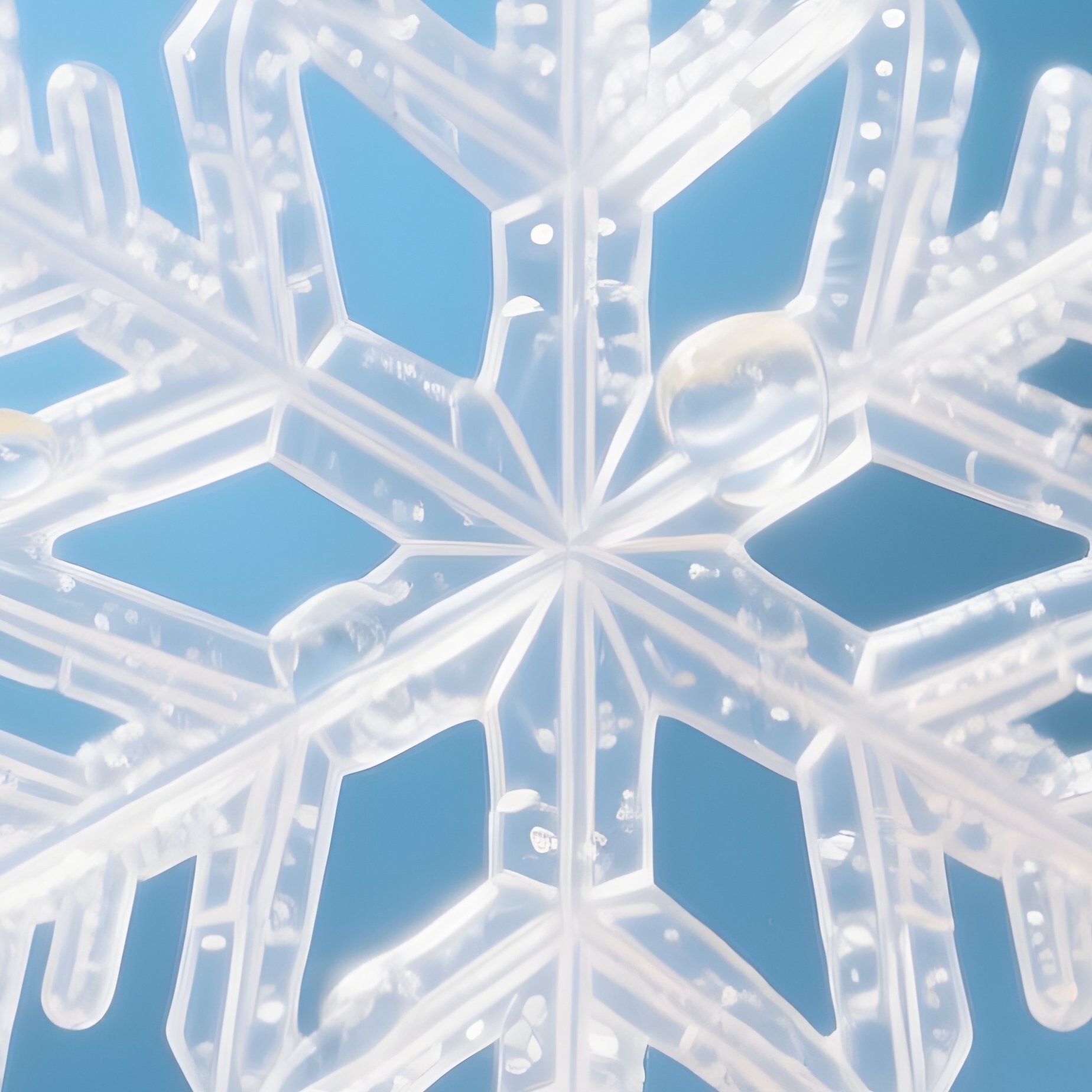 Melting Snowflake Macro Lens - Full Resolution Quality Preview