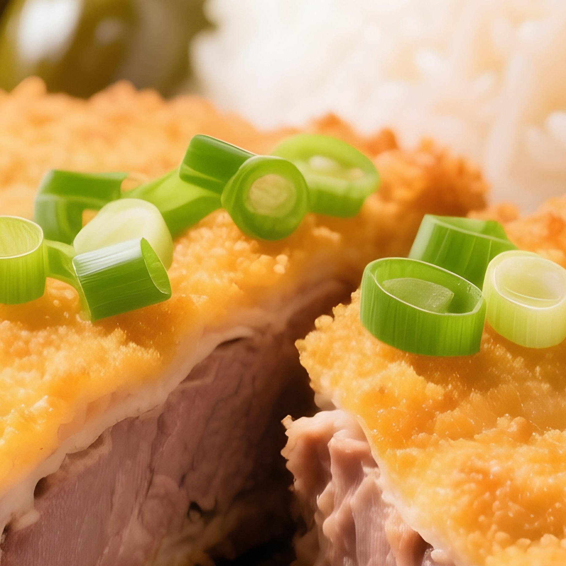 Menchi Katsu Breaded And Fried Ground Meat Cutlet - Full Resolution Quality Preview