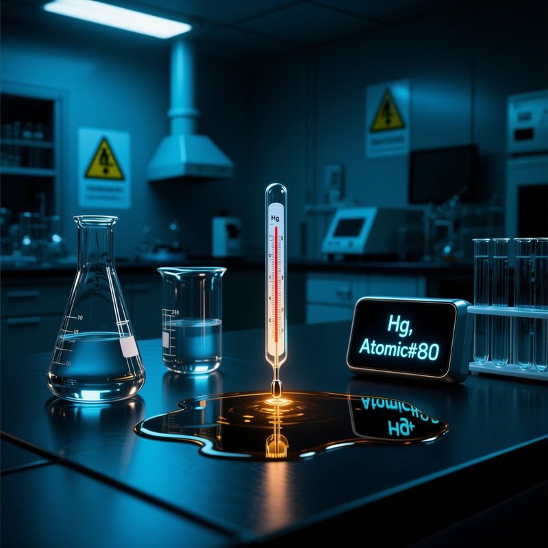 Mercury Chemical Element Lab Setup