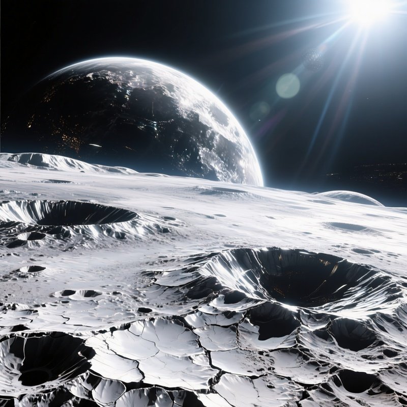 Mercury In Silvery Light Scifi