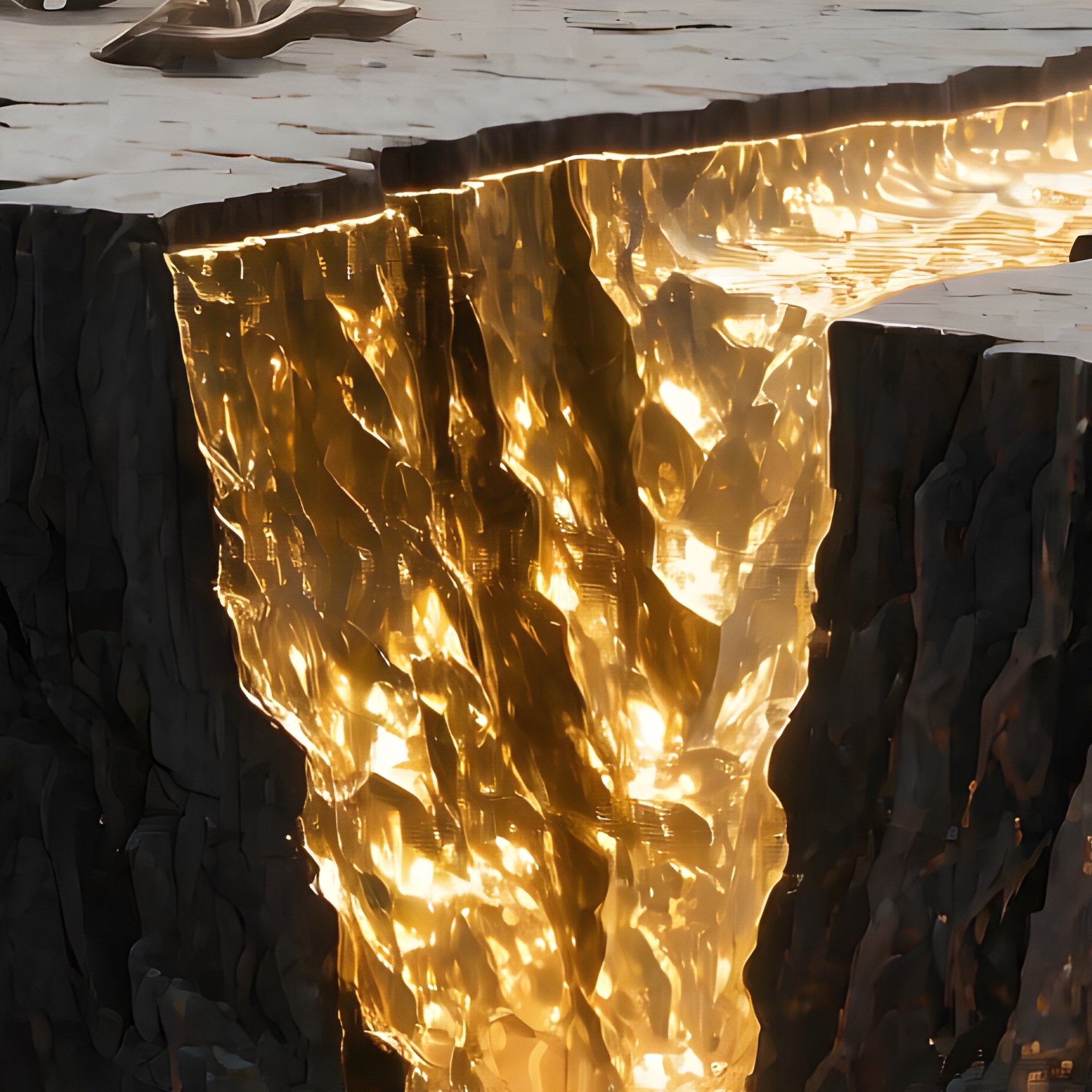 Meteorite Impact K Pg Iridium Layer Artistic Rendering - Full Resolution Quality Preview