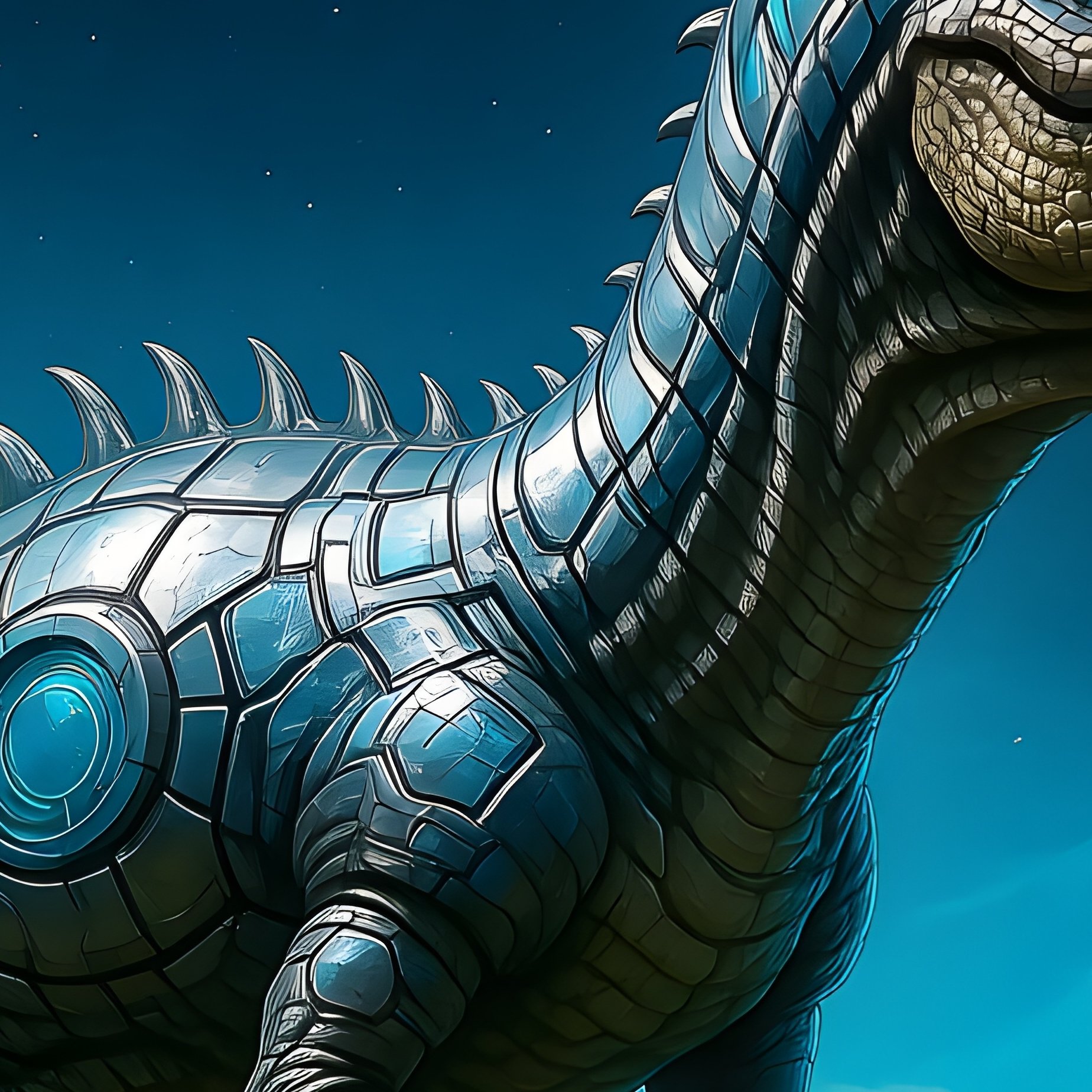Microceratus Dinosaurier Science Fiction - Full Resolution Quality Preview