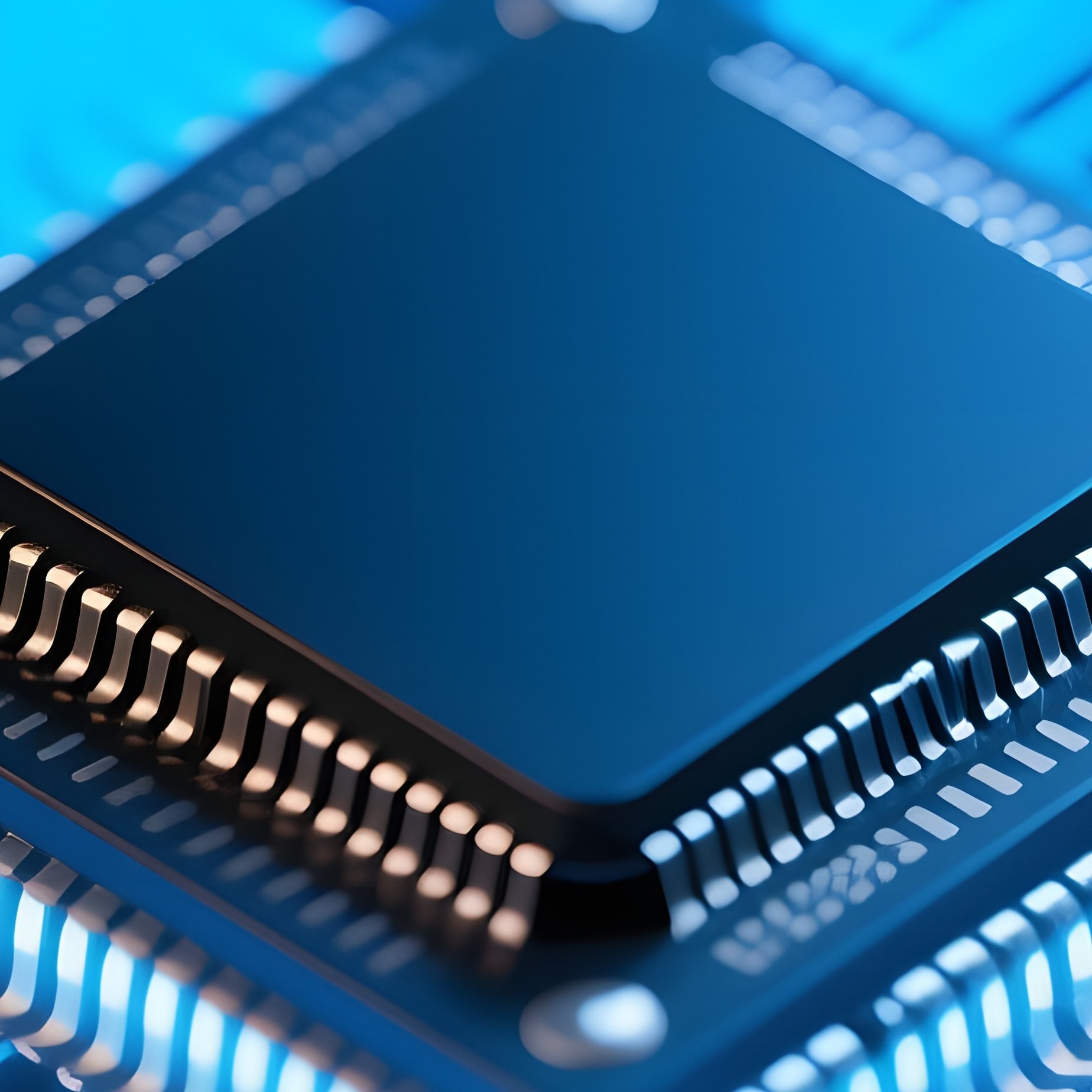 Microprocessor On A Circuit Board Technology Electronics - Full Resolution Quality Preview