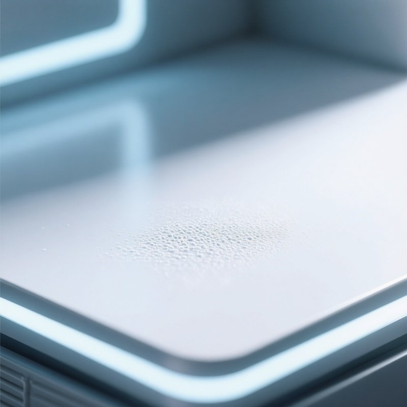 Microscopic Clean Surface With Lit Edges